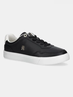 Obrázek produktu Tommy Hilfiger Kožené tenisky ESSENTIAL ELEVATED COURT SNEAKER černá
