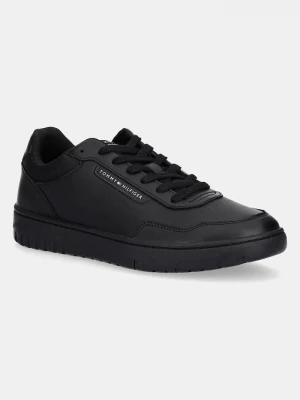 Obrázek produktu Tommy Hilfiger Kožené tenisky Tommy Hilfiger TH BASKET CORE LTH černá