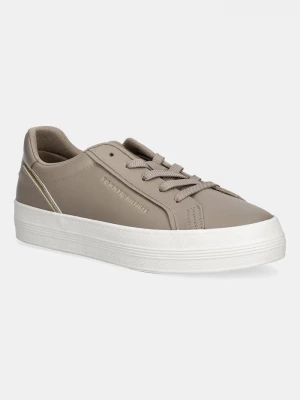 Obrázek produktu Tommy Hilfiger Kožené tenisky VULC FOXING SNEAKER béžová