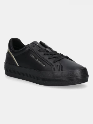Obrázek produktu Tommy Hilfiger Kožené tenisky Tommy Hilfiger VULC FOXING SNEAKER černá