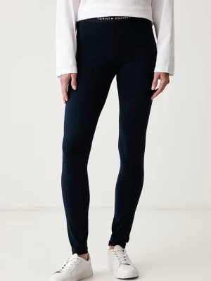Obrázek produktu Tommy Hilfiger legíny dámské bavlnou námořnická modř
