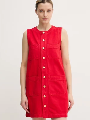 Obrázek produktu Tommy Hilfiger letní šaty bavlněné červená