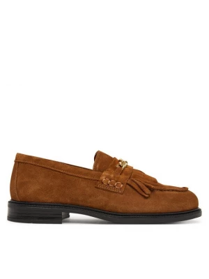Obrázek produktu Tommy Hilfiger Loafersy Th Chain Fringe Suede Loafer FW0FW09918 Hnědá