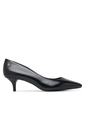 Obrázek produktu Tommy Hilfiger Lodičky Kitten Heel Court Leather Shoe FW0FW09526 Černá