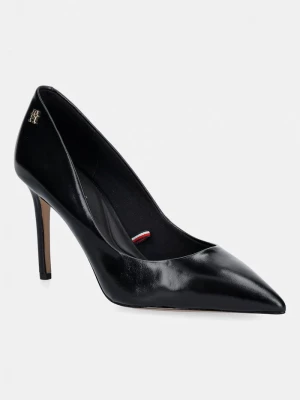 Obrázek produktu Tommy Hilfiger lodičky kožené ESSENTIAL POINTED PUMP černá