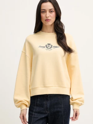 Obrázek produktu Tommy Hilfiger mikina dámská bavlněná žlutá
