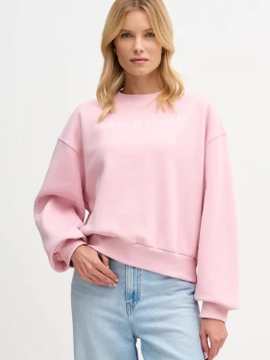 Obrázek produktu Tommy Hilfiger mikina dámská bavlnou růžová