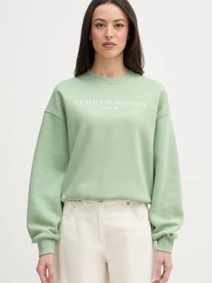 Obrázek produktu Tommy Hilfiger mikina dámská bavlnou zelená