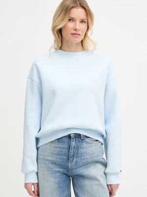Obrázek produktu Tommy Hilfiger mikina dámská s bavlnou modrá