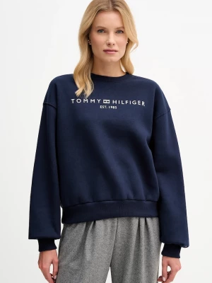 Obrázek produktu Tommy Hilfiger mikina dámská s bavlnou námořnická modř