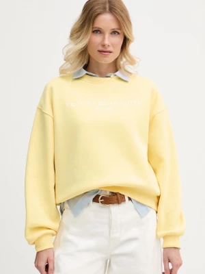 Obrázek produktu Tommy Hilfiger mikina dámská s bavlnou žlutá
