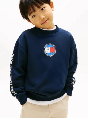 Obrázek produktu Tommy Hilfiger mikina dětská s bavlnou námořnická modř