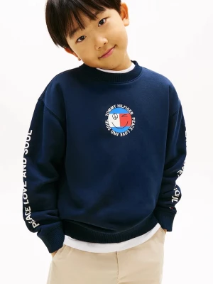 Obrázek produktu Tommy Hilfiger mikina dětská s bavlnou námořnická modř