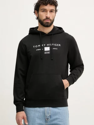 Obrázek produktu Tommy Hilfiger mikina kapucí pánská bavlněná černá