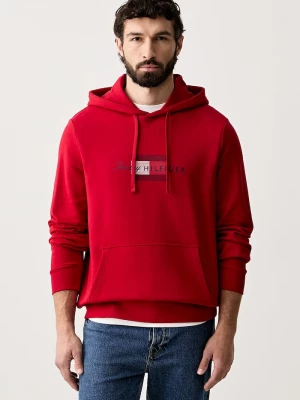 Obrázek produktu Tommy Hilfiger mikina kapucí pánská bavlněná červená