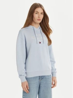 Obrázek produktu Tommy Hilfiger Mikina Modern Script Graphic WW0WW43842 Světle modrá Regular Fit