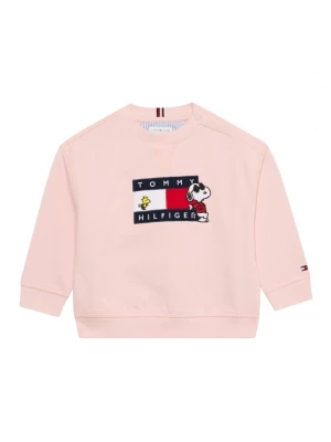 Obrázek produktu TOMMY HILFIGER Mikina 'PEANUTS' námořnická modř / starorůžová / červená třešeň / bílá