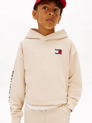 Obrázek produktu Tommy Hilfiger mikina s kapucí dětská s bavlnou béžová