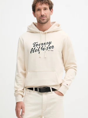 Obrázek produktu Tommy Hilfiger mikina s kapucí pánská bavlněná béžová