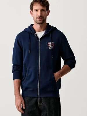 Obrázek produktu Tommy Hilfiger mikina s kapucí pánská bavlněná námořnická modř