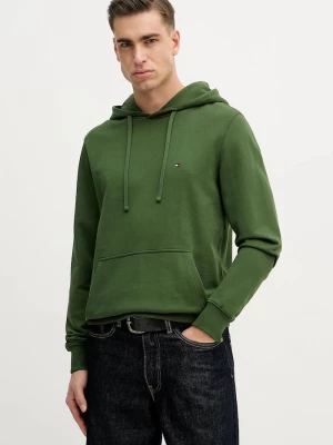 Obrázek produktu Tommy Hilfiger mikina s kapucí pánská bavlněná zelená