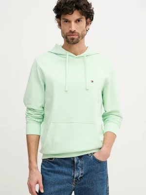 Obrázek produktu Tommy Hilfiger mikina s kapucí pánská bavlněná zelená