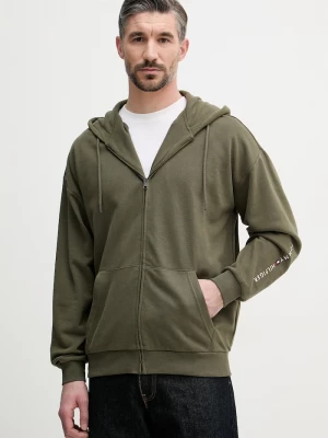 Obrázek produktu Tommy Hilfiger mikina s kapucí pánská s bavlnou zelená