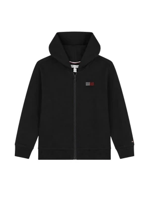 Obrázek produktu TOMMY HILFIGER Mikina 'TOMMY HILFIGER KIDS TOMMY RHINESTONE ZIP THROUGH FELPA' černá