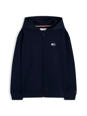 Obrázek produktu TOMMY HILFIGER Mikina 'Tonal Flag Logo Zip-thru' marine modrá