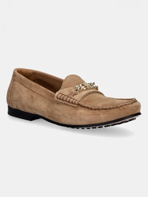 Obrázek produktu Tommy Hilfiger mokasíny dámské semišové TH CHAIN SUEDE LOAFER béžová