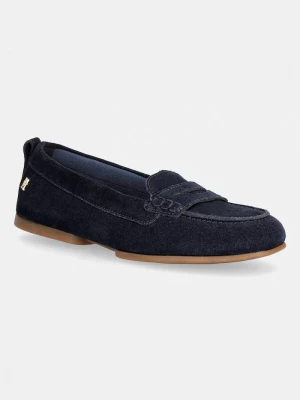 Obrázek produktu Tommy Hilfiger mokasíny dámské semišové TH FLEX SUEDE LOAFER BALLERINA námořnická modř