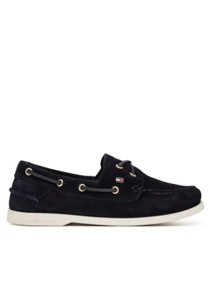 Obrázek produktu Tommy Hilfiger Mokasíny Hilfiger Suede Boat Shoe FW0FW09338 Tmavomodrá