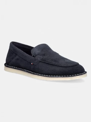 Obrázek produktu Tommy Hilfiger mokasíny pánské semišové HILFIGER STITCHDOWN SUEDE LOAFER námořnická modř