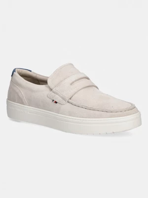 Obrázek produktu Tommy Hilfiger mokasíny pánské semišové MODERN LIGHT HYBRID SUEDE LOAFER béžová