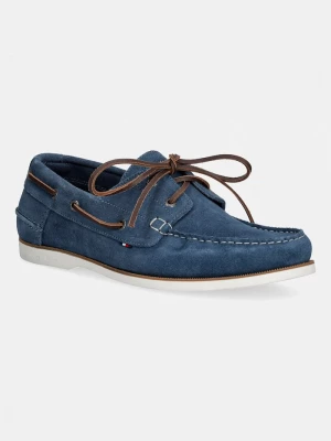 Obrázek produktu Tommy Hilfiger mokasíny pánské semišové TH BOAT SHOE CORE SUEDE modrá