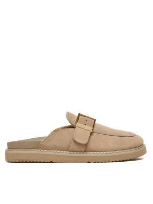 Obrázek produktu Tommy Hilfiger Nazouváky Th Buckle Fur Suede Mule FW0FW09083 Béžová