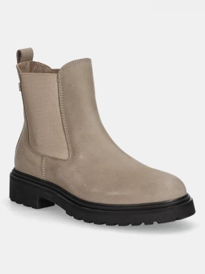 Obrázek produktu Tommy Hilfiger Nubukové kotníkové boty TH NUBUCK CLEATED CHELSEA béžová