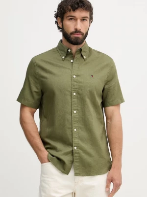 Obrázek produktu Tommy Hilfiger pánská košile se lnem zelená