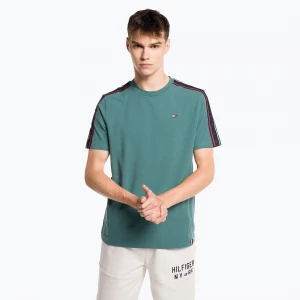 Obrázek produktu Tommy Hilfiger pánské tréninkové tričko Textured Tape green