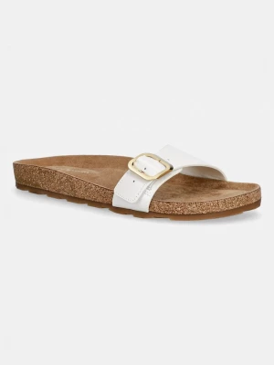 Obrázek produktu Tommy Hilfiger pantofle dámské kožené TH CLASSIC CORK SANDAL PEARL LTH
