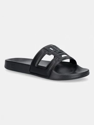 Obrázek produktu Tommy Hilfiger pantofle dámské TH MONOGRAM POOL SLIDE černá
