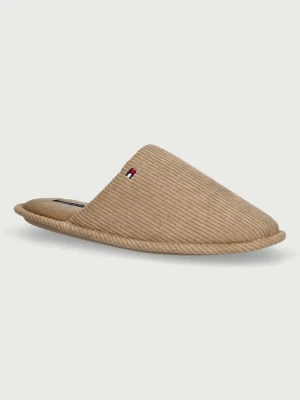 Obrázek produktu Tommy Hilfiger Pantofle pánské CORDUROY HOUSE SHOES béžová