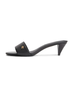 Obrázek produktu TOMMY HILFIGER Pantofle 'TH Monogram Heeled' černá