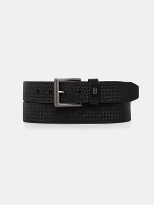 Obrázek produktu Tommy Hilfiger pásek pánský kožený černá