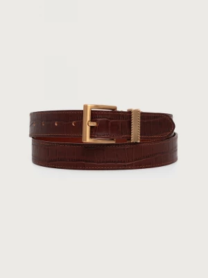 Obrázek produktu Tommy Hilfiger pásek pánský kožený hnědá
