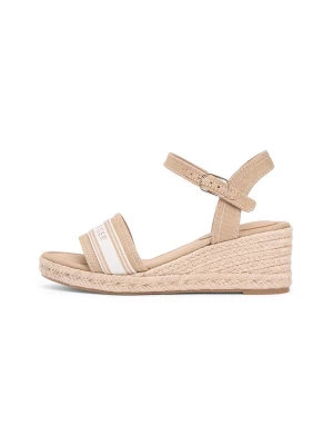 Obrázek produktu TOMMY HILFIGER Páskové sandály tmavě béžová / bílá