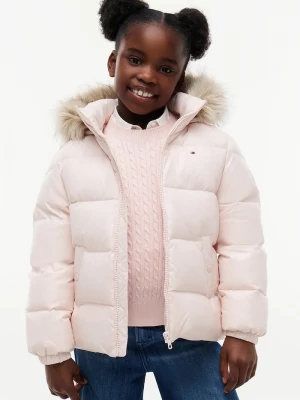 Obrázek produktu Tommy Hilfiger péřová bunda dětská růžová