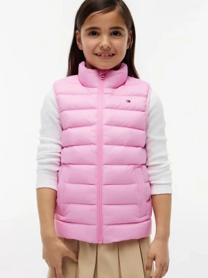 Obrázek produktu Tommy Hilfiger péřová vesta dětská růžová