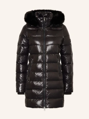 Obrázek produktu Tommy Hilfiger Péřový Kabát S Odnímatelnou Kapucí A Umělou Kožešinou černá