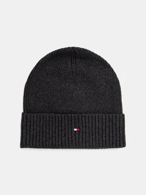 Obrázek produktu Tommy Hilfiger pletená čepice pánská s příměsí kašmíru